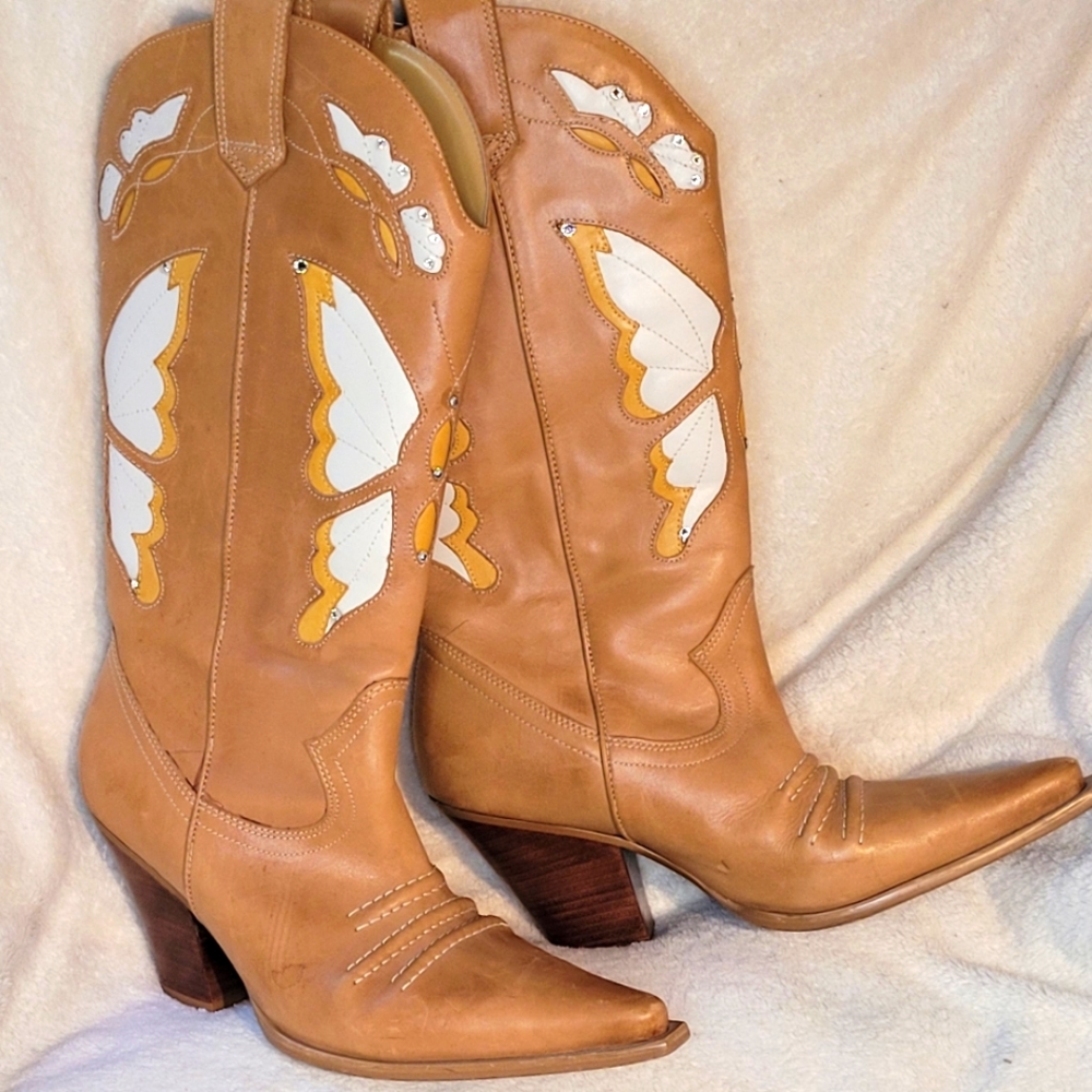 Cathy Jean custom bling boots size 7M